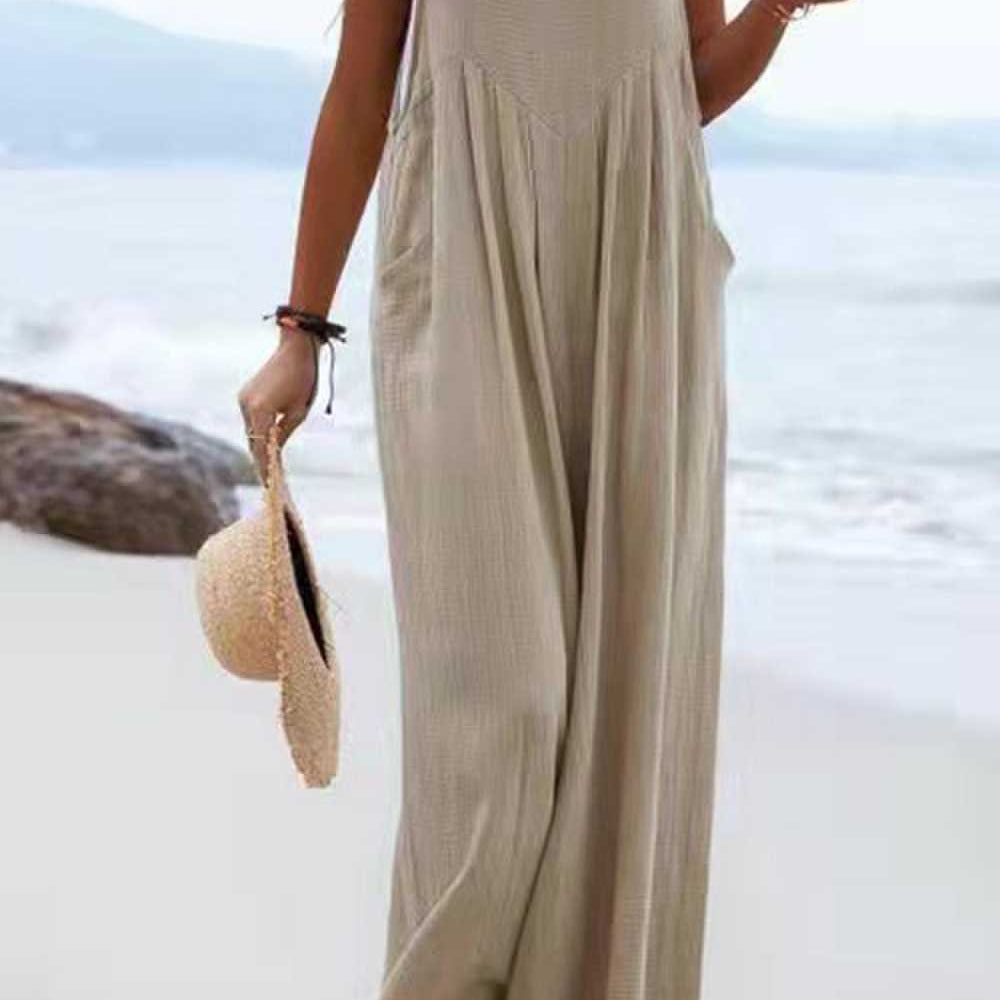 Combinaison Femme Ample Été – Combinaison Pantalon Décontractée