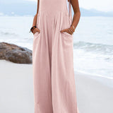 Combinaison Femme Ample Bretelles – Combinaison Pantalon Été