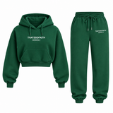 Ensemble de survêtement court essentiel – Sweat à capuche oversized & Jogging décontracté