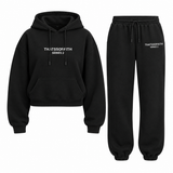 Ensemble de survêtement court essentiel – Sweat à capuche oversized & Jogging décontracté