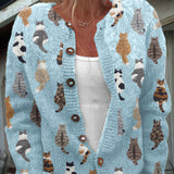Cardigan Automne Camel Femme Essentiel