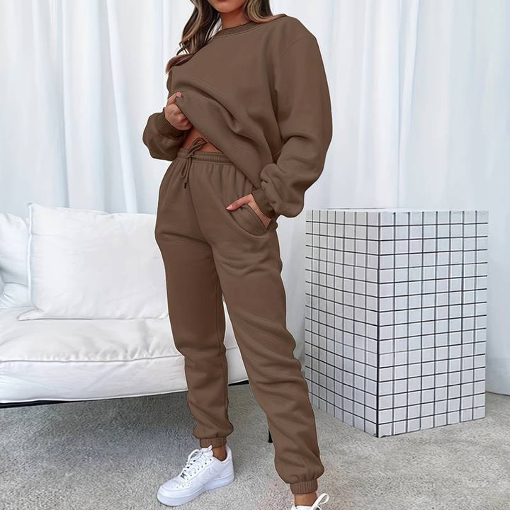 Ensemble Jogging Oversize Sweat Pantalon Taille Élastique Confort