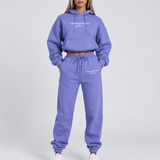 Ensemble de survêtement court essentiel – Sweat à capuche oversized & Jogging décontracté