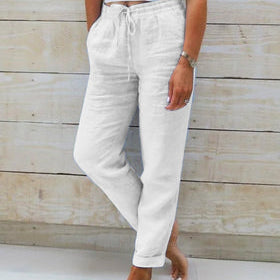 Pantalon Jogger Léger Taille Élastique Confort Quotidien