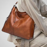 Sac En Cuir Élégant Noir Femme