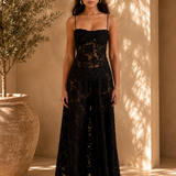 Robe Femme Longue Paillettes Élégante Soirée