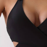 Maillot de Bain Deux Pièces Taille Haute Maintien Sculptant