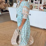 Robe Maxi Bohème Imprimée Coupe Fluide Été Chic