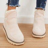 Bottines Fourrées Slip-On pour Look Hivernal