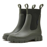 Bottes Courtes Imperméables Semelle Robuste Moderne