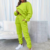 Ensemble Jogging Oversize Sweat Pantalon Taille Élastique Confort