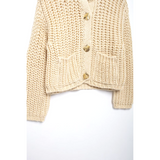 Cardigan Femme Tricot Boutonné Élégant