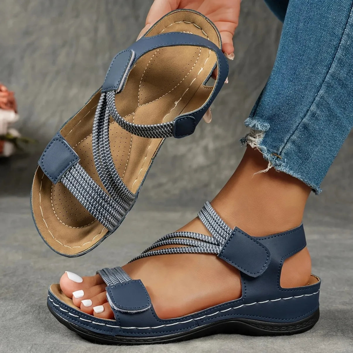 Sandales Confort à Brides Réglables
