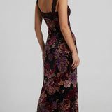 Robe Midi Fleurie Dentelle Romantique