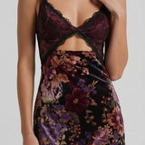 Robe Midi Fleurie Dentelle Romantique