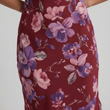 Robe Midi Fleurie Dentelle Romantique