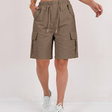 Short Cargo Taille Haute