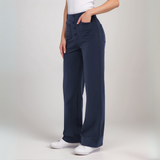Pantalon Droit Taille Haute Confort Coupe Moderne