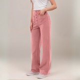 Pantalon Droit Taille Haute Confort Coupe Moderne