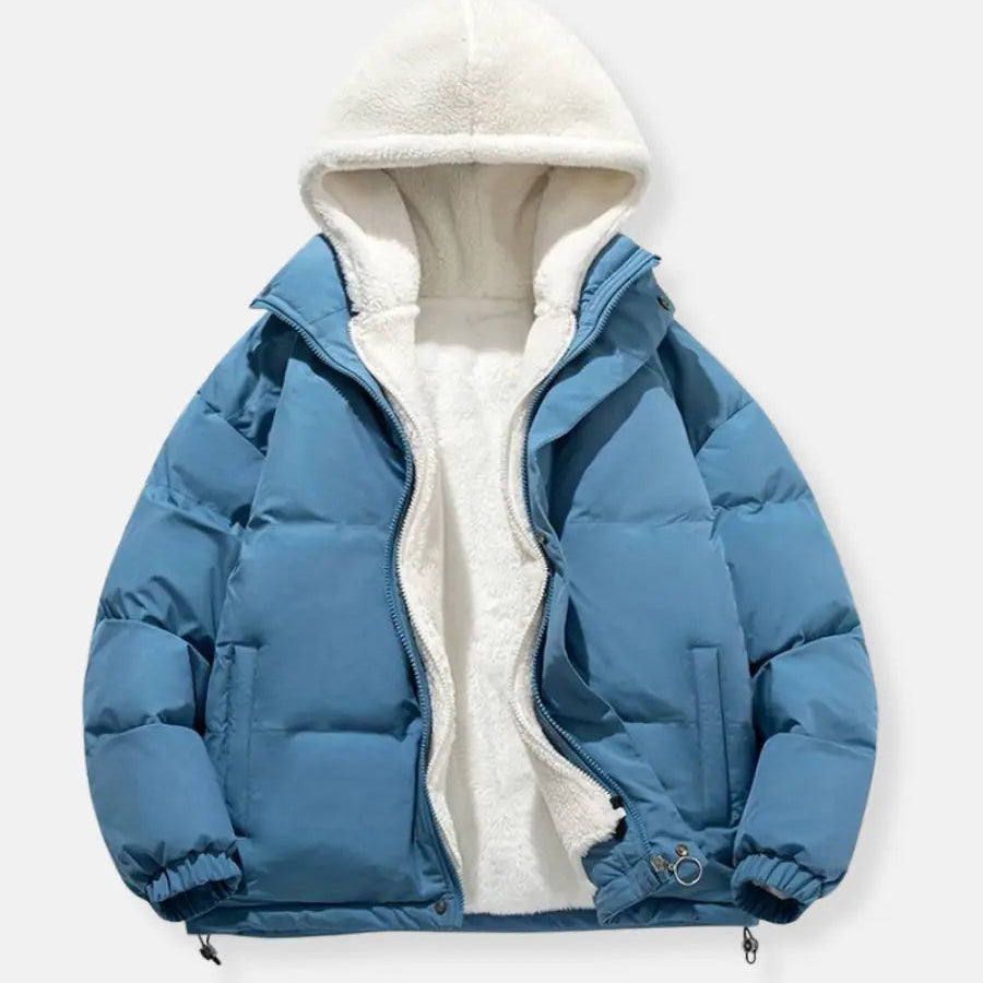 Chloé | Veste d’Hiver Zippée Chaude