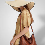Sac En Cuir Élégant Noir Femme