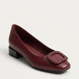 Ballerines femme en simili cuir à semelle rembourrée