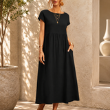 Robe Femme Longue Décontractée – Robe Ample Été