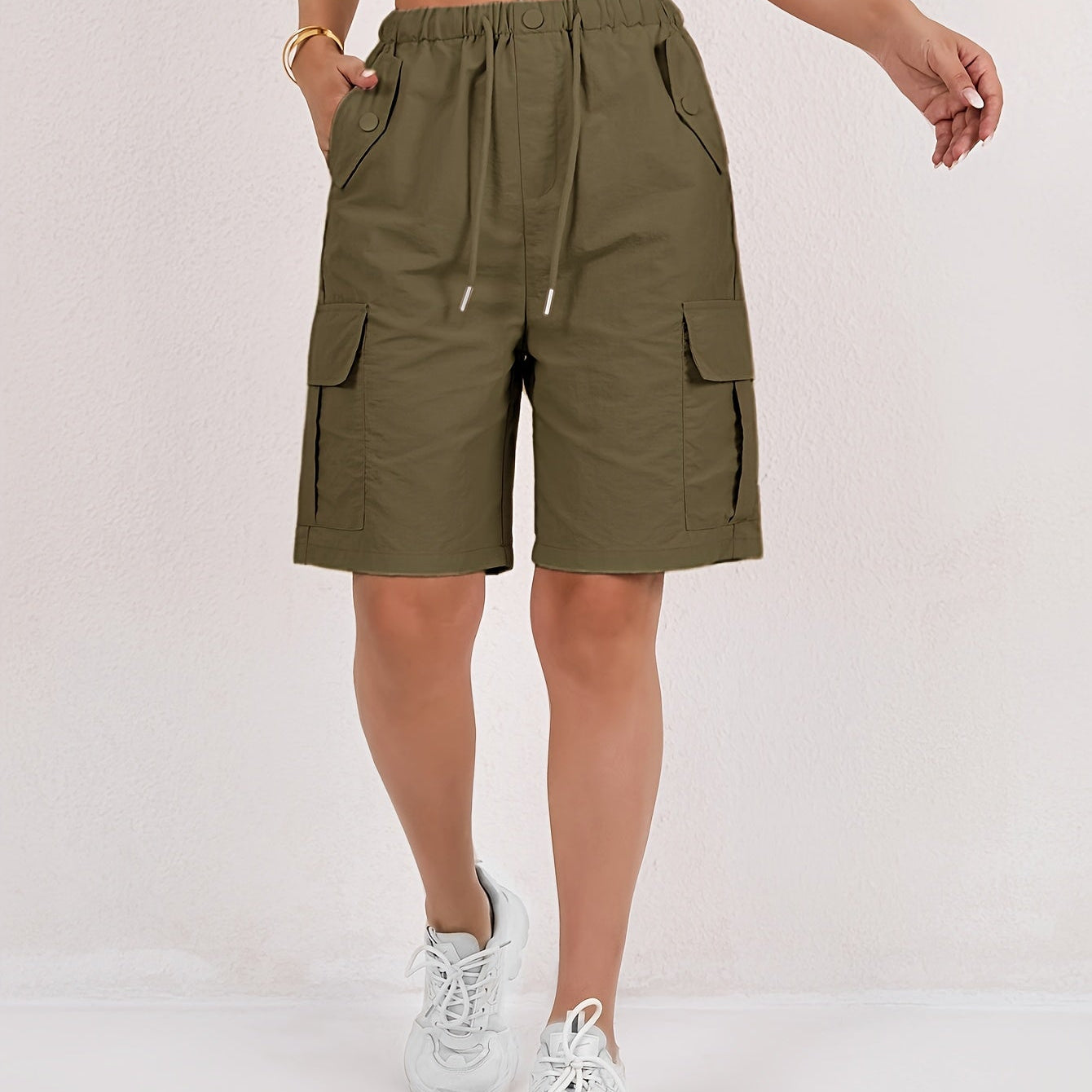 Short Cargo Taille Haute
