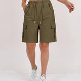 Short Cargo Taille Haute