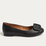Ballerines femme en simili cuir à semelle rembourrée