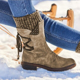 Bottines Hiver Fourrées Style Outdoor Confort