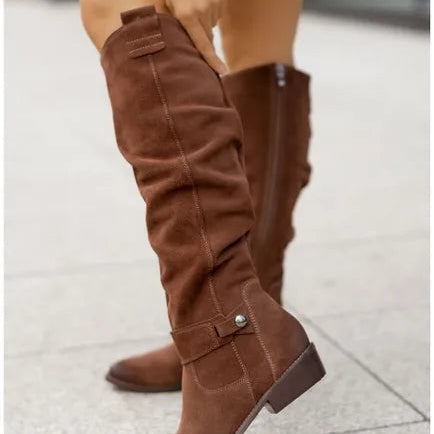 Bottes Femme Hautes Élégantes – Bottes Genou Tendance