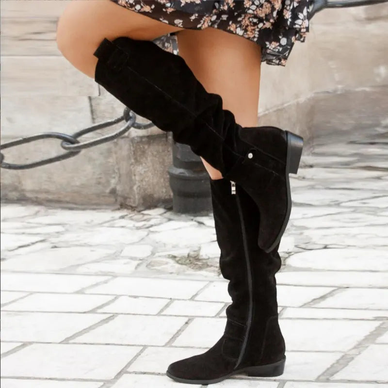 Bottes Femme Hautes Élégantes – Bottes Genou Tendance