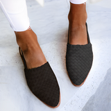 Mocassins Femme Tressés – Chaussures Plates Élégantes