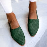 Mocassins Femme Tressés – Chaussures Plates Élégantes