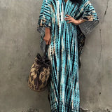 Robe Longue Bohème Fluide Confort Été Élégant