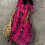 Robe Longue Bohème Fluide Confort Été Élégant