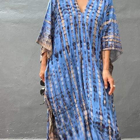 Robe Longue Bohème Ample Fluide Confort Élégant