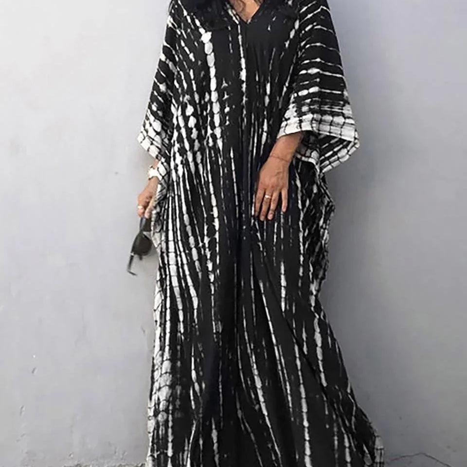 Robe Longue Bohème Fluide Confort Été Élégant