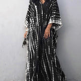 Robe Longue Bohème Ample Fluide Confort Élégant