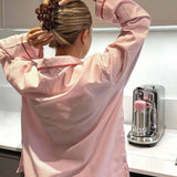 Ensemble Pyjama Satin Doux Confort Élégance Nuit