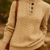 Pull Automne En Cachemire Gris Femme