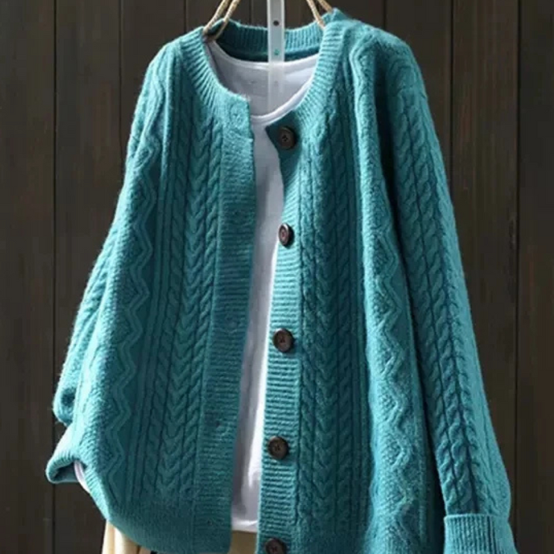 Cardigan Automne Camel Femme
