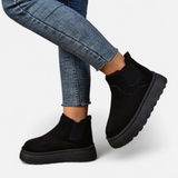 Bottines Chelsea Confort Semelle Épaisse Style Casual Moderne