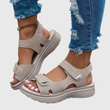 Sandales orthopédiques femme à bout large