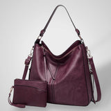 Sac En Cuir Élégant Noir Femme