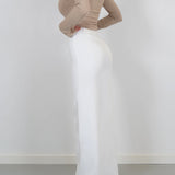 Pantalon Large Taille Haute Coupe Fluide Élégance Moderne