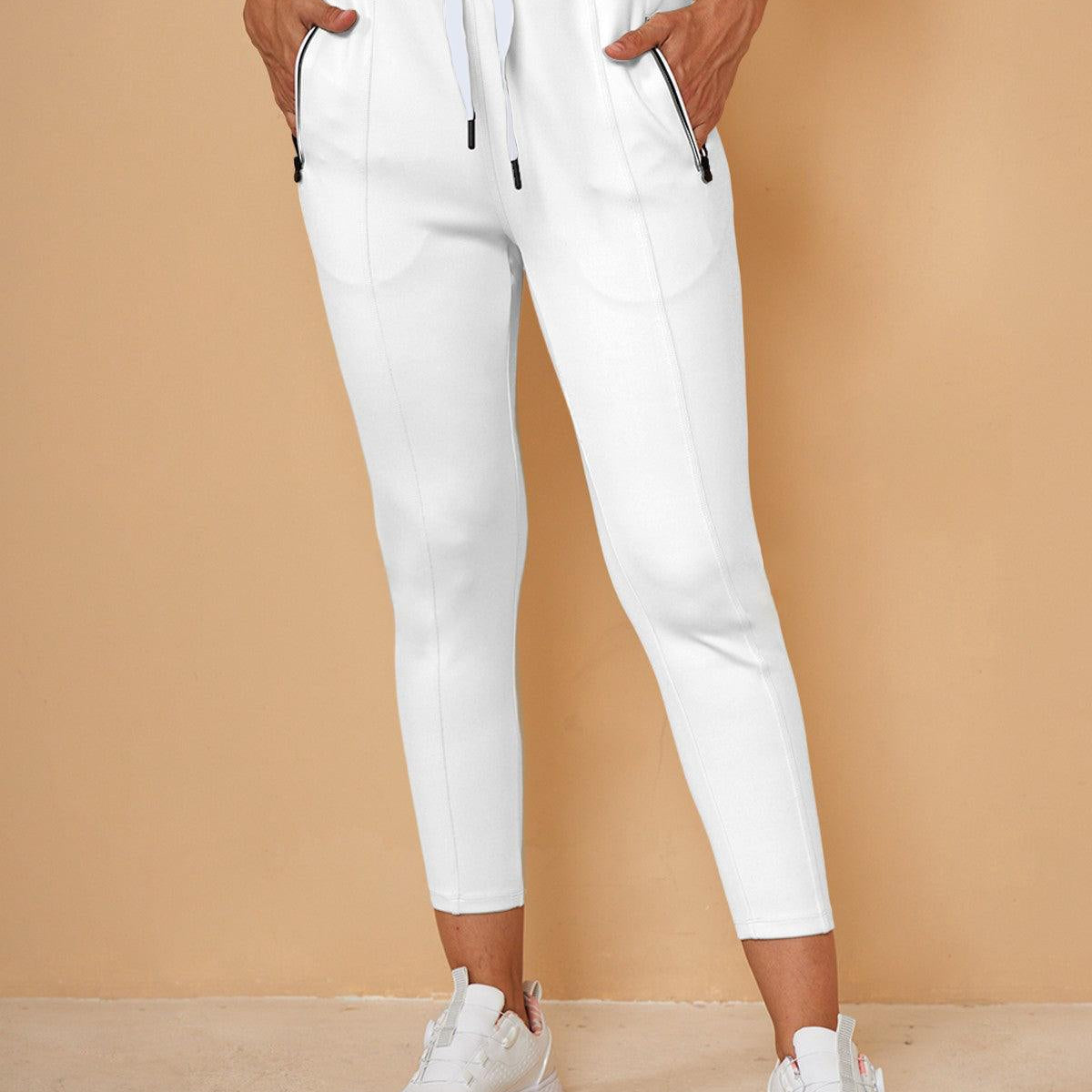 Pantalon Jogger Ajusté Taille Élastique Confort Moderne