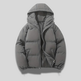 Doudoune Courte Oversize Capuche Rembourrée Confort Hiver