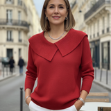 Pull Automne Élégant Vert Femme Essentiel
